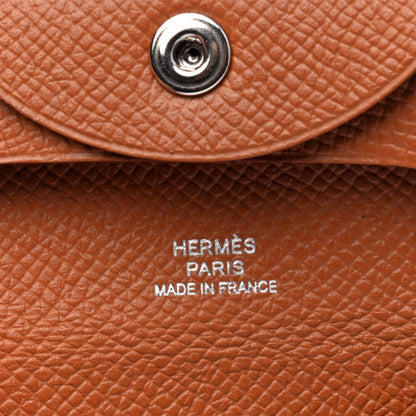 Hermes Epsom Bastia Coin Purse Gold 4 of 4