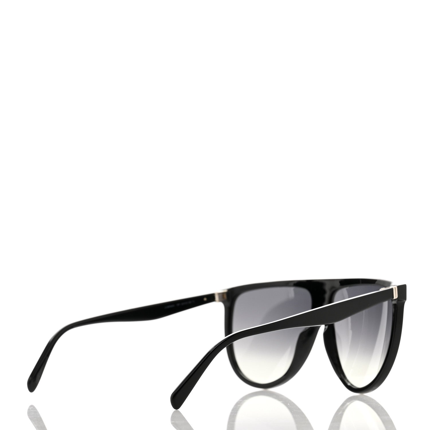 Celine Flat Top Shield Sunglasses CL 40006IN Black 4 of 6