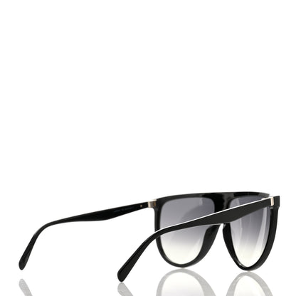 Celine Flat Top Shield Sunglasses CL 40006IN Black 4 of 6