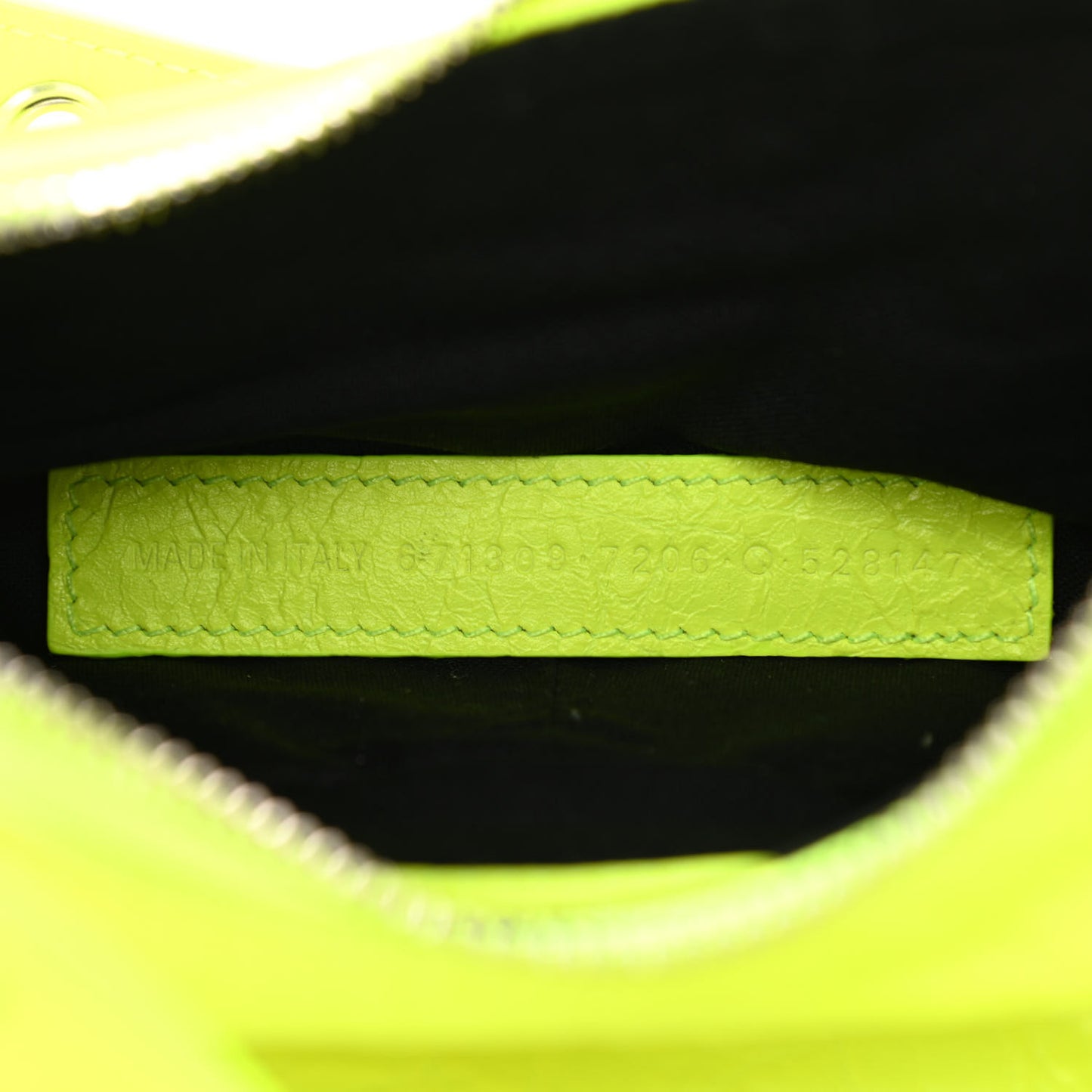 Agneau Arena Le Cagole Shoulder Bag XS Fluo Yellow