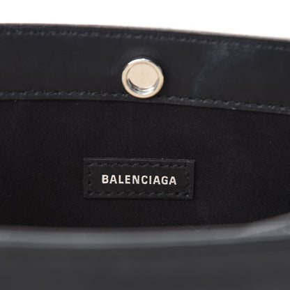 Balenciaga Cotton Canvas Pochette Crossbody Bag Black 8 of 10