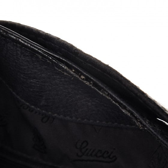 Guccissima Large New Ladies Web Hobo Black