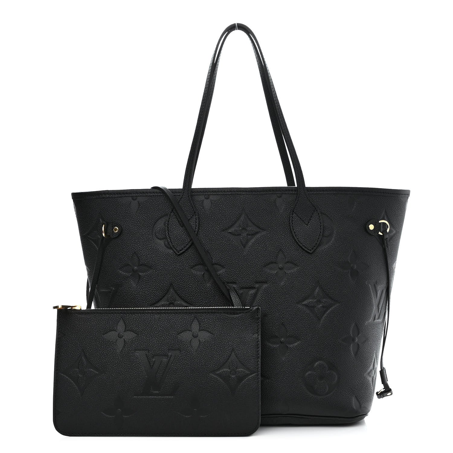 Louis Vuitton Empreinte Monogram Giant Neverfull MM Black 1 of 10