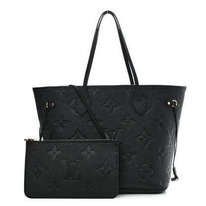 Louis Vuitton Empreinte Monogram Giant Neverfull MM Black 1 of 10