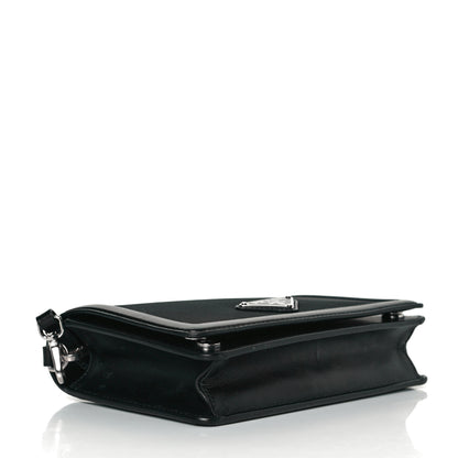 Prada Nylon Calfskin Mini Crossbody Bag Black 3 of 6