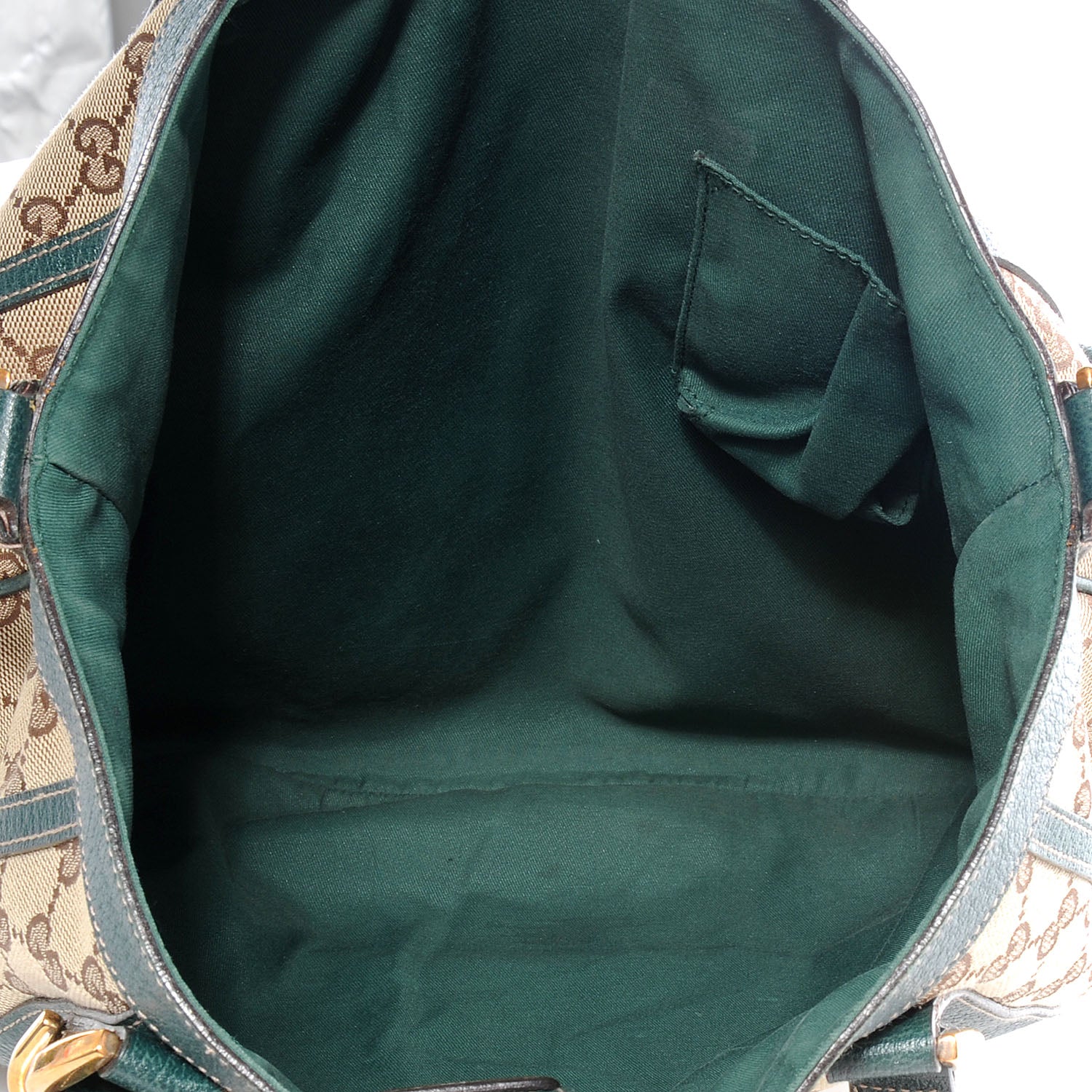 Gucci Monogram GG ABBEY Medium Tote Green 5 of 7