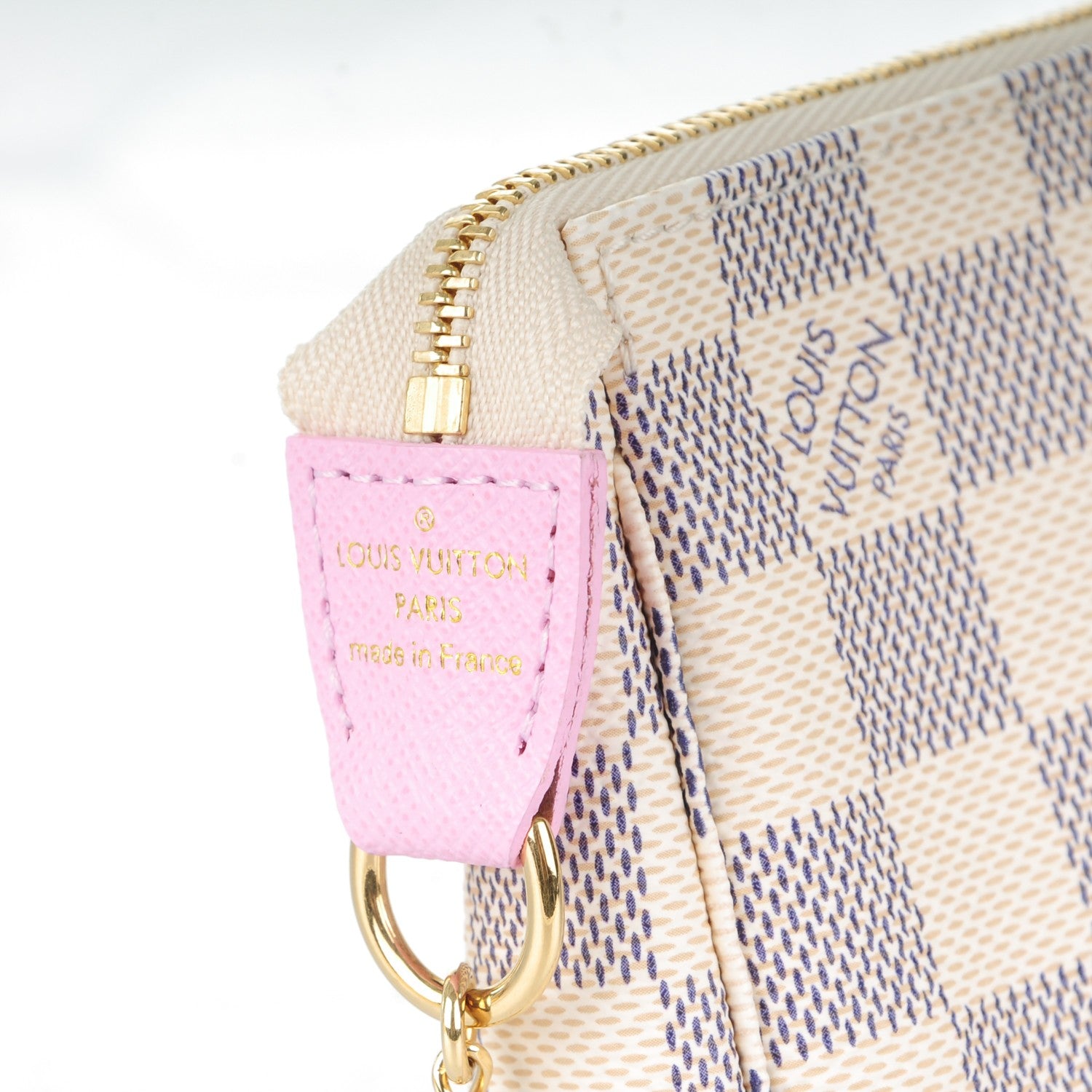 Louis Vuitton Damier Azur 2016 Christmas Animation Mini Pochette Accessories 6 of 7