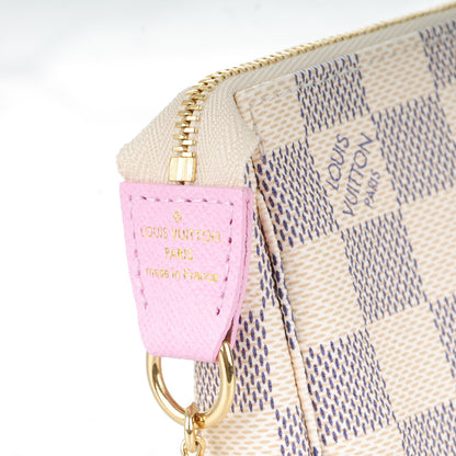 Louis Vuitton Damier Azur 2016 Christmas Animation Mini Pochette Accessories 6 of 7