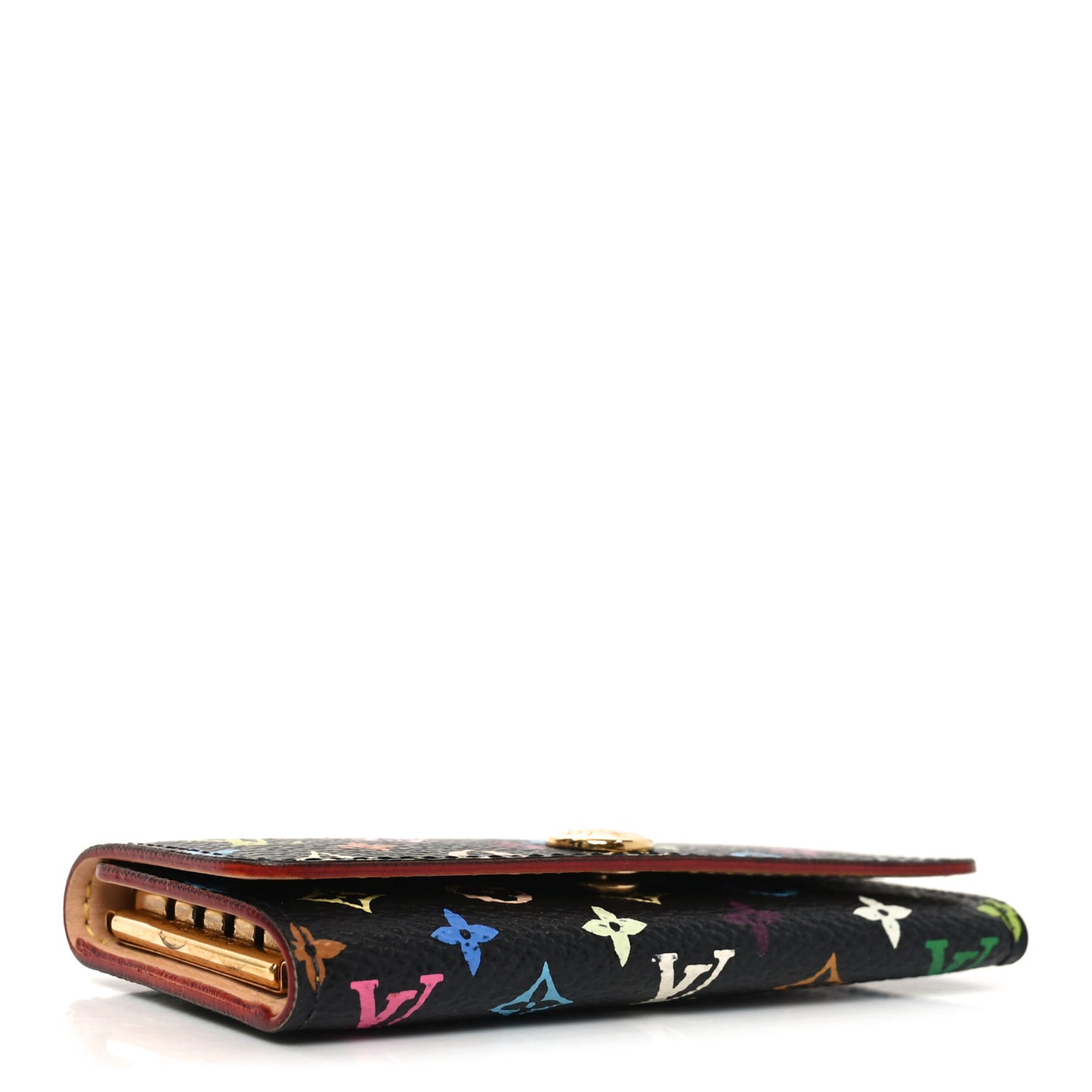 Monogram Multicolor Multicles 4 Key Holder Black