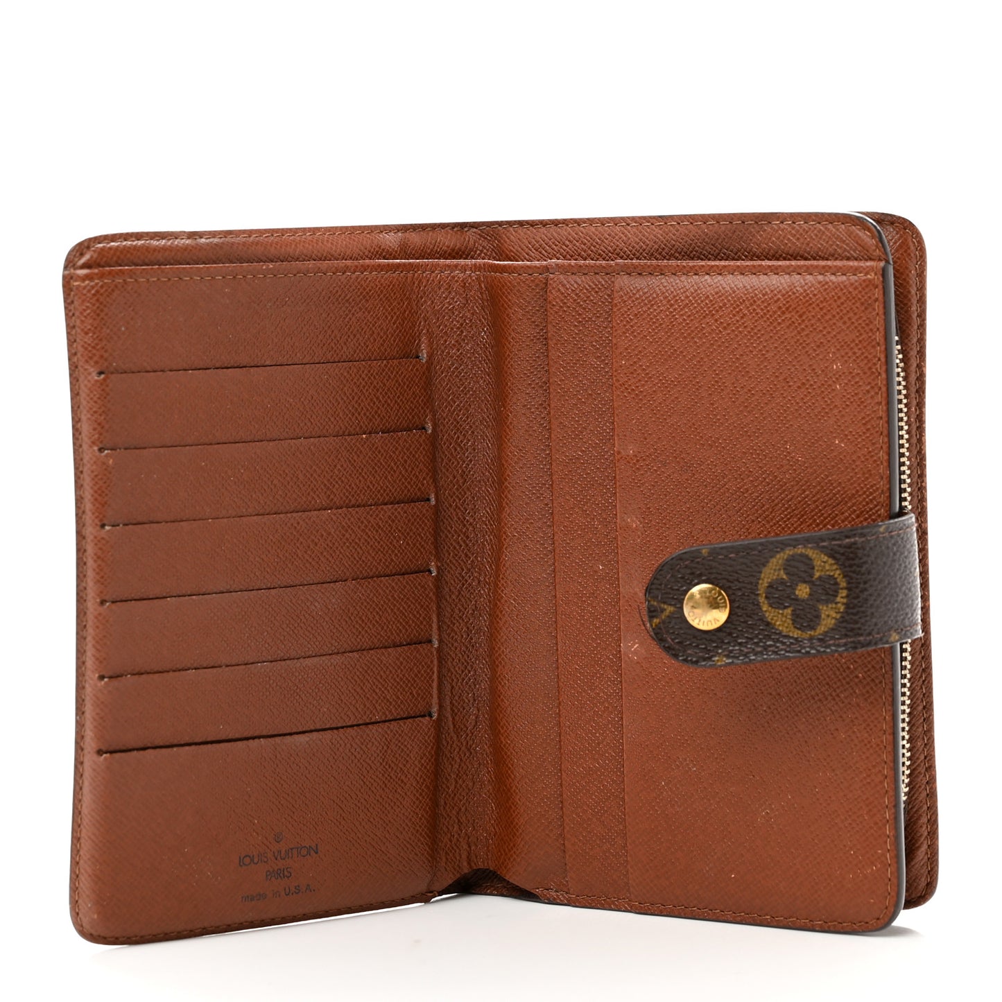 Monogram Zipped Papers Wallet