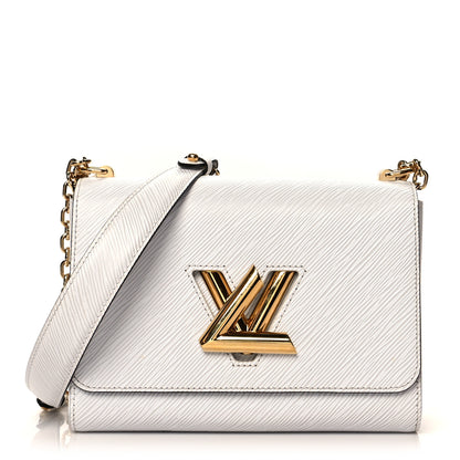 Louis Vuitton Epi Twist Shoulder Bag MM White 1 of 12