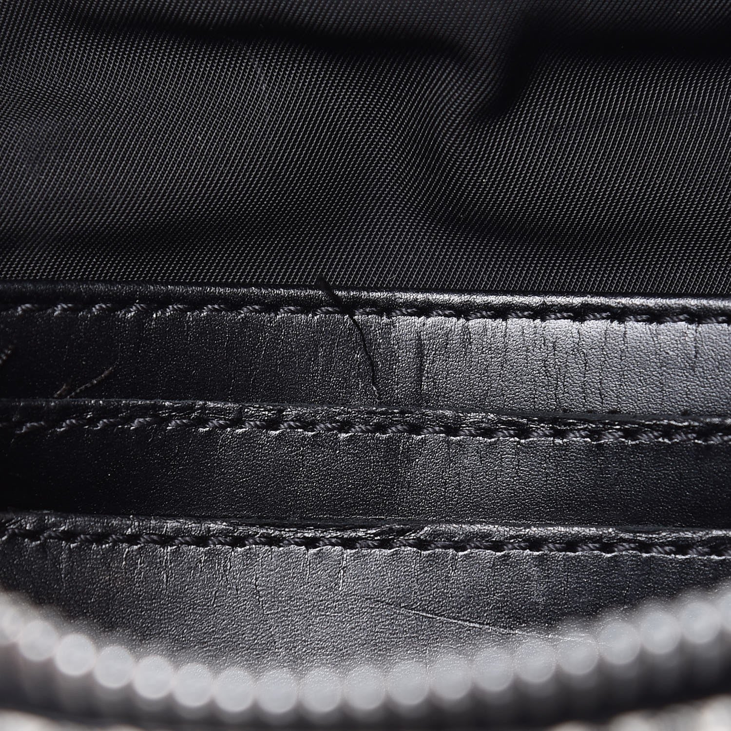 Alexander Wang Pebbled Lambskin Dumbo Fanny Pack Black White 7 of 7