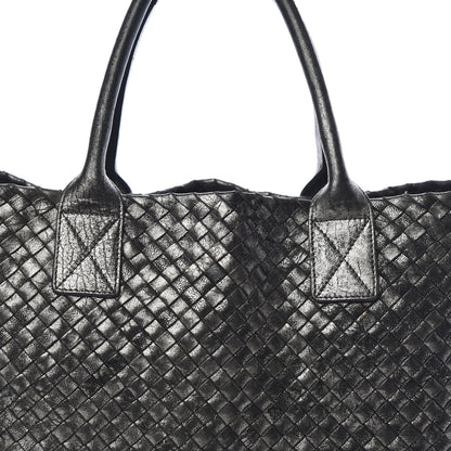 Bottega Veneta Metallic Nappa Intrecciato Medium Moon Cabat 11 of 11