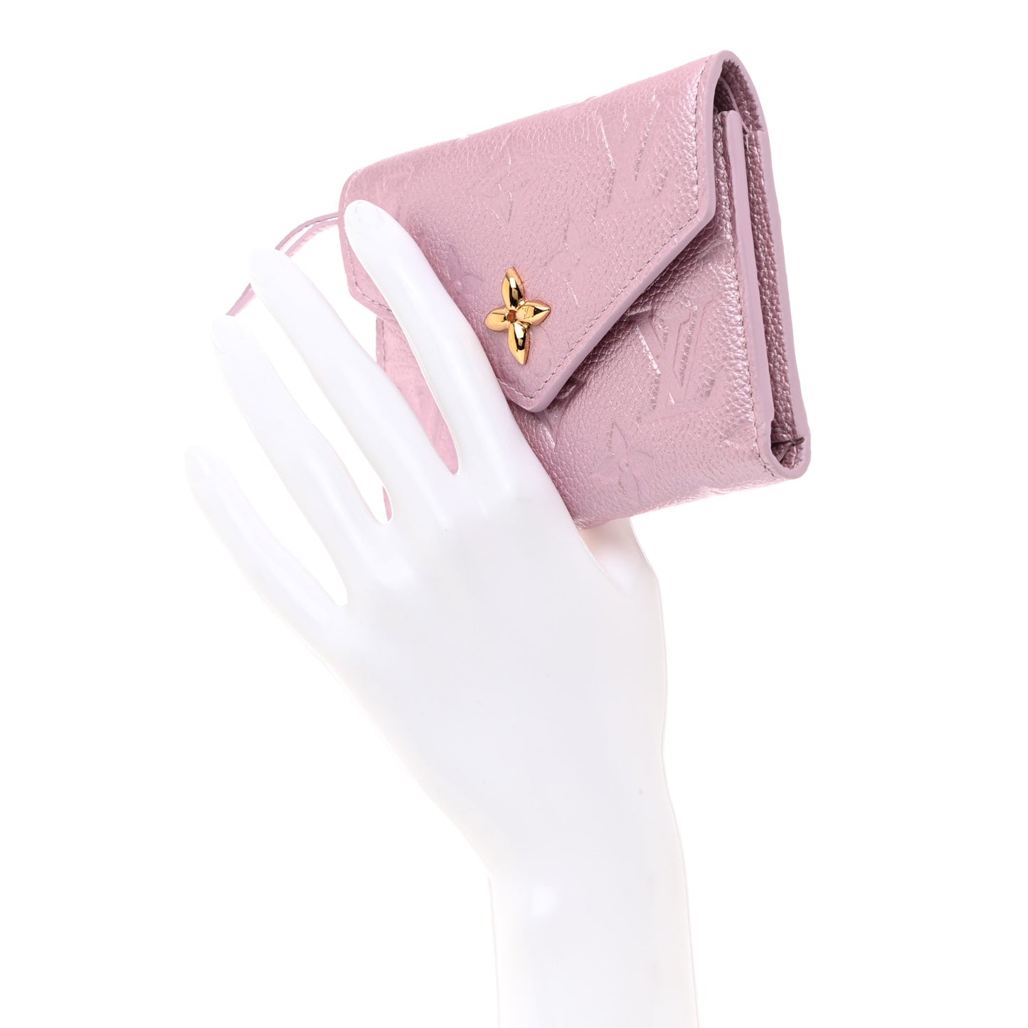 Empreinte Monogram Flower Victorine Wallet Pearly Lilac