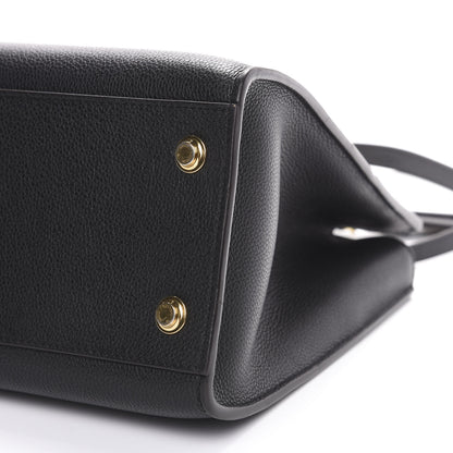 Louis Vuitton Calfskin City Steamer MM Black 8 of 9
