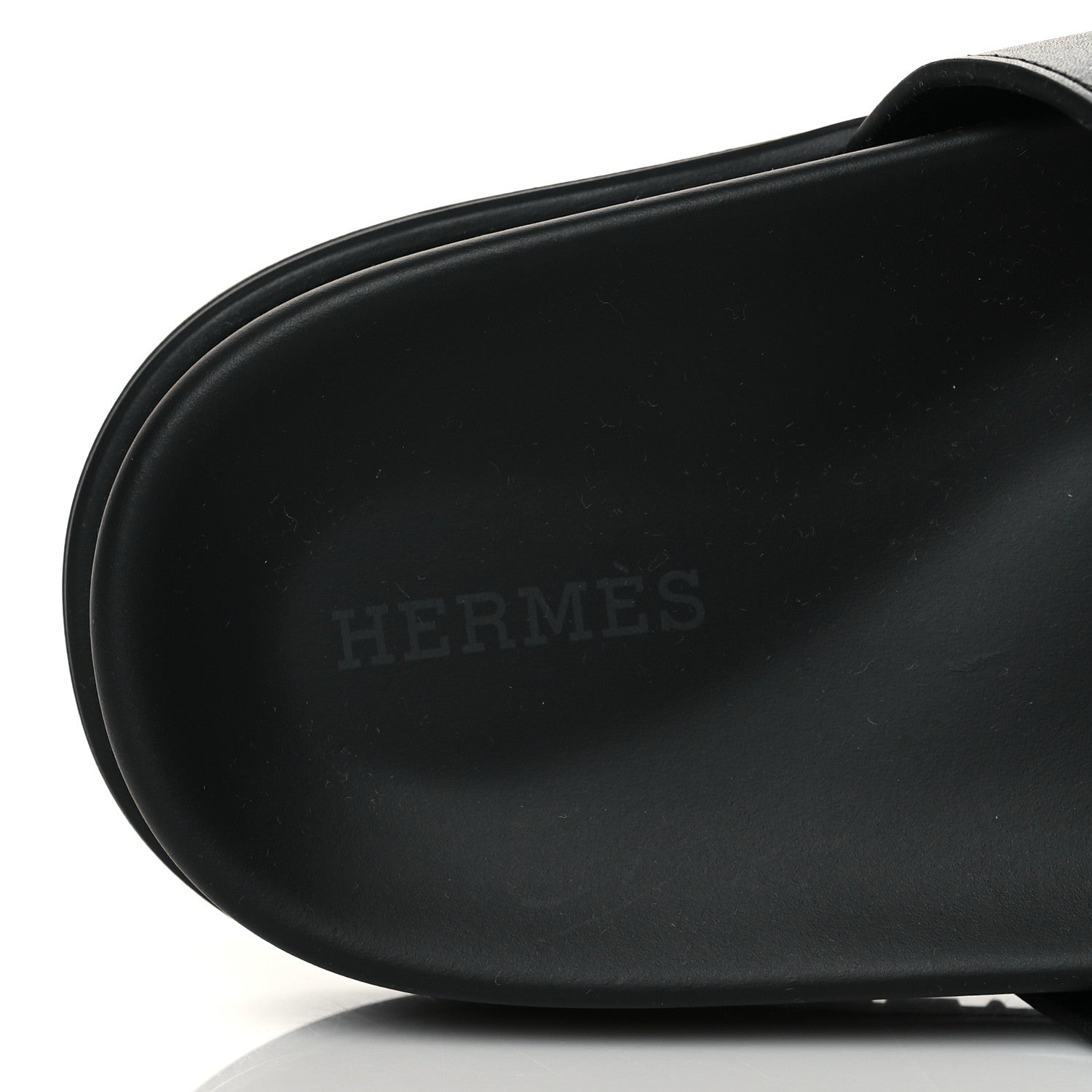 Hermes Calfskin Womens Chypre Sandals 38 Black 7 of 9