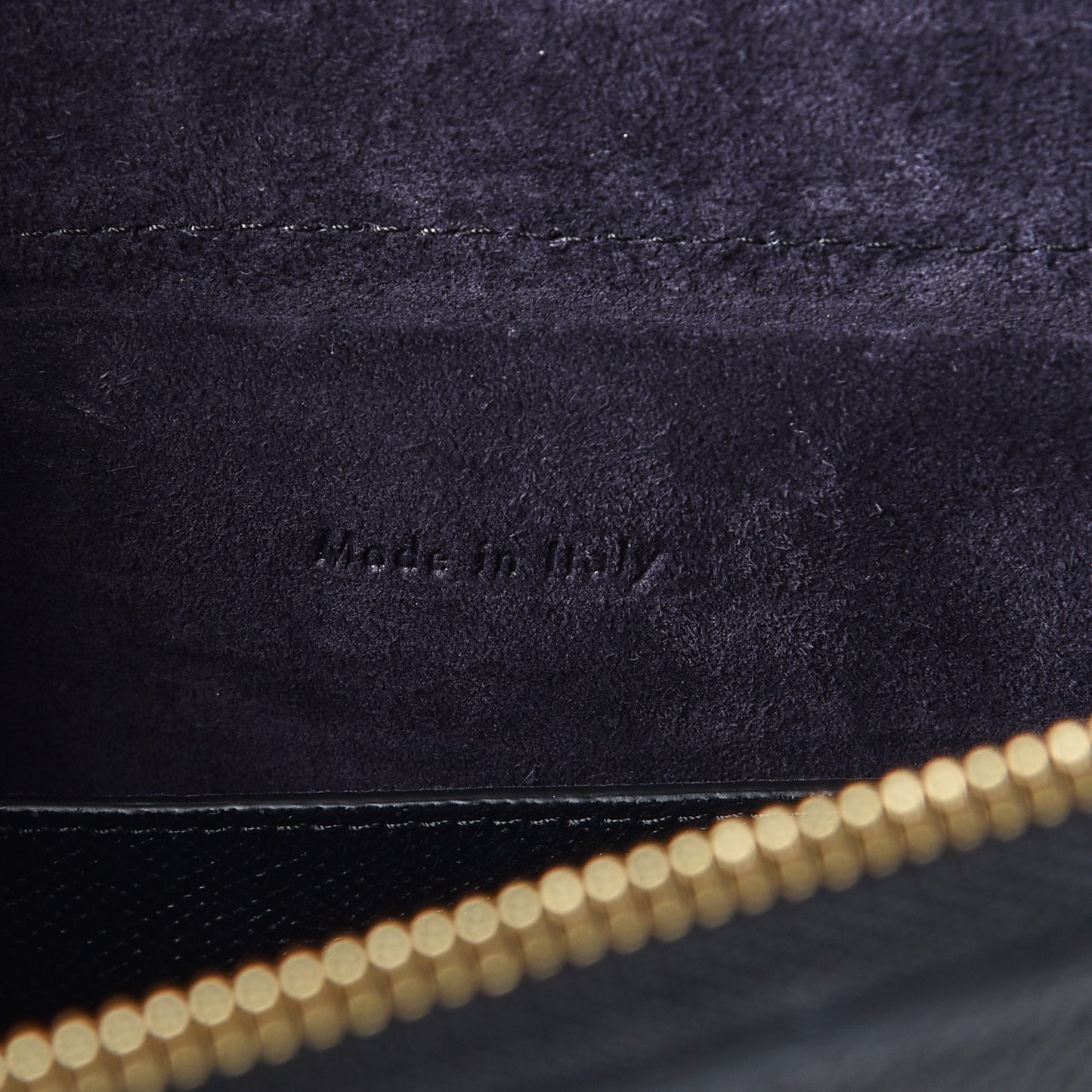 Grained Calfskin Micro Belt Bag Black