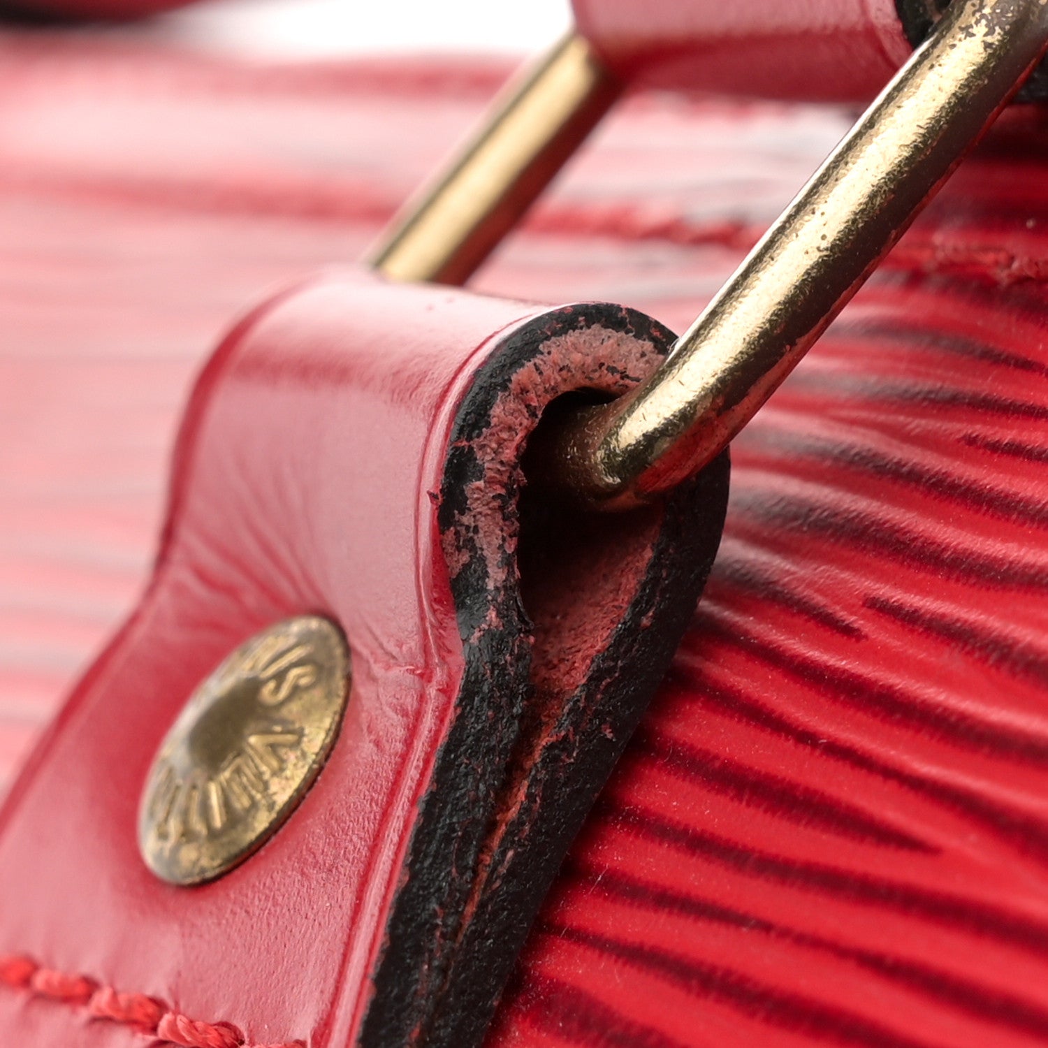 Louis Vuitton Epi Speedy 30 Castillan Red 15 of 15