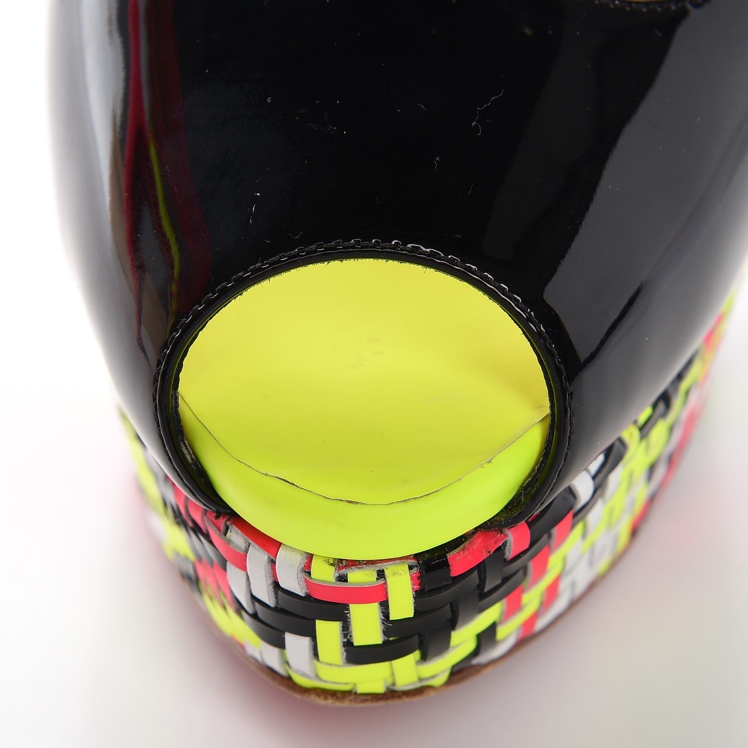 Christian Louboutin Patent Kid Fluo Mat Confusalta 150 Sandals 38 Version Multi 9 of 16
