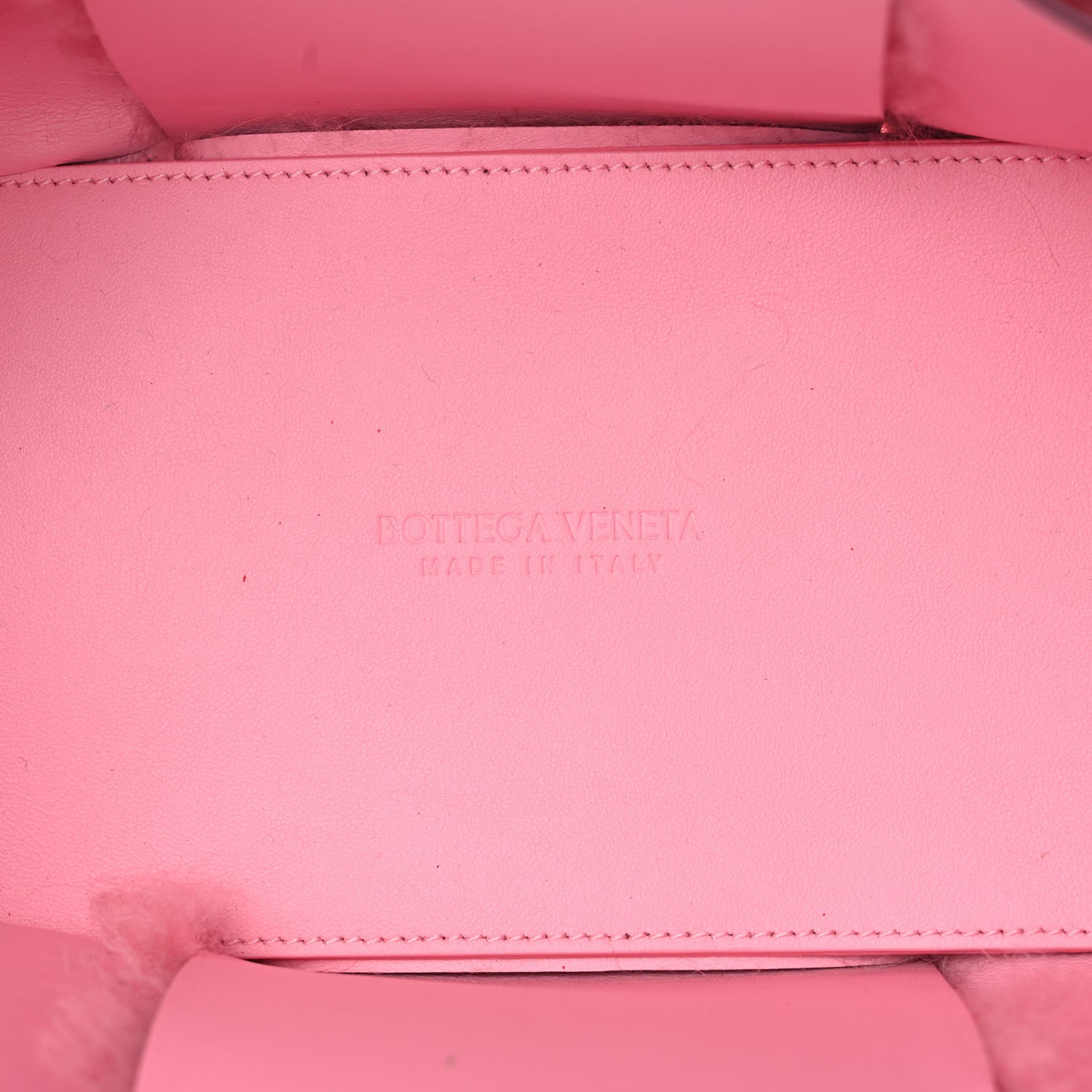 Bottega Veneta Shearling Small Intrecciato Arco Tote Popsicle 7 of 9