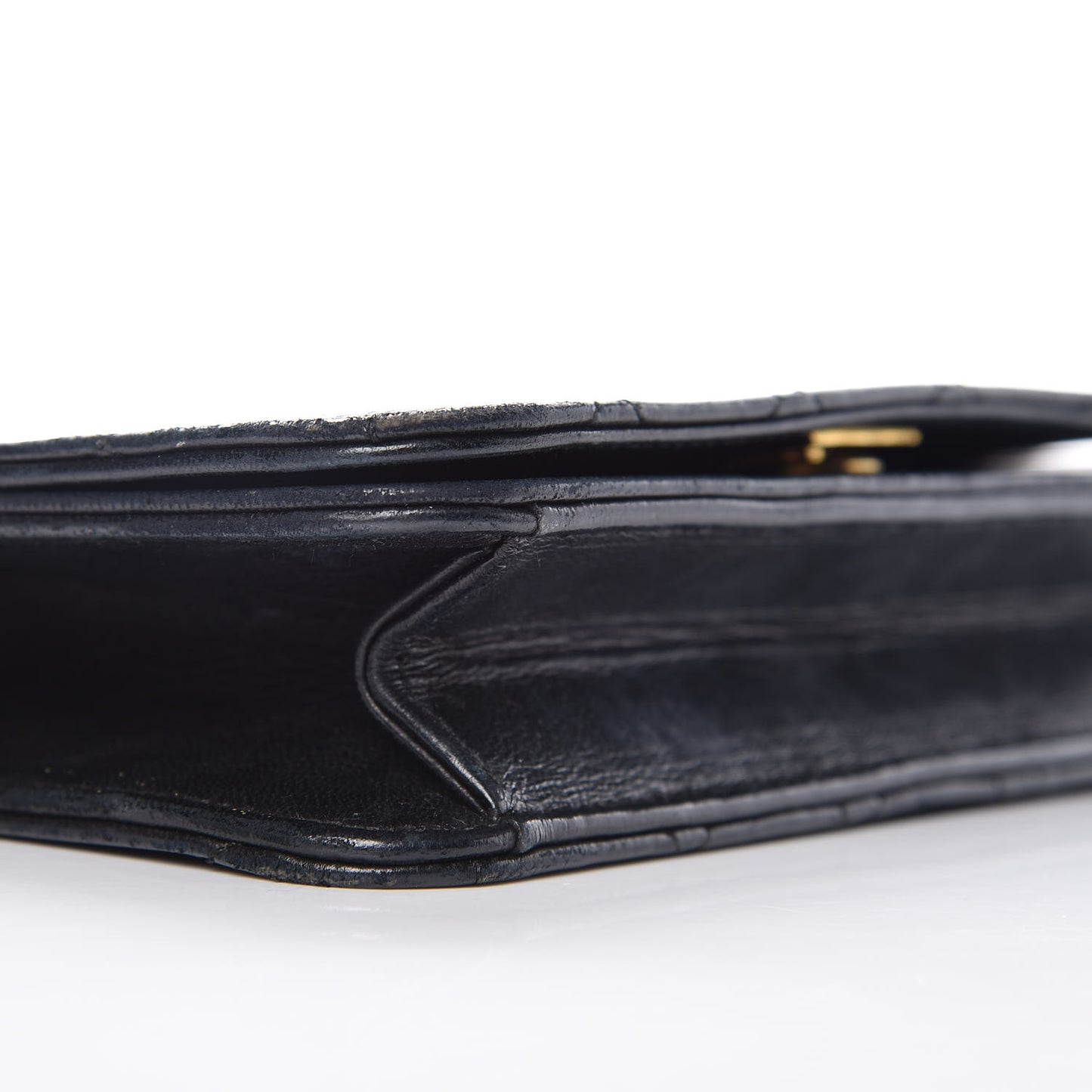 Lambskin Quilted Mini Flap Black