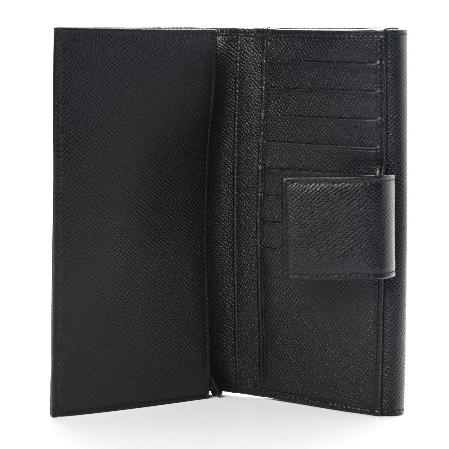 Bulgari Grain Calfskin Wallet Black 6 of 12