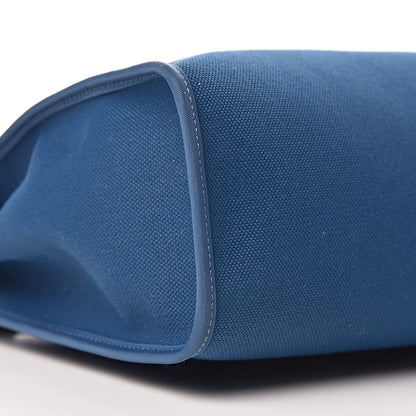 Hermes Military Toile Vache Hunter Zip 31 PM Deep Bleu 9 of 11