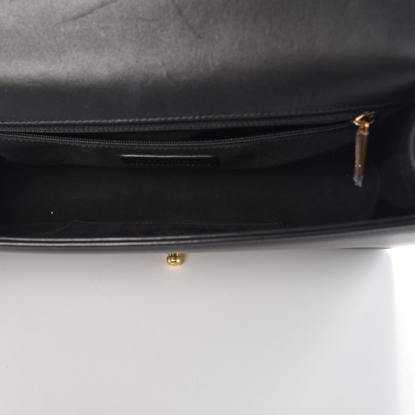 Lambskin Quilted New Medium Boy Flap Black
