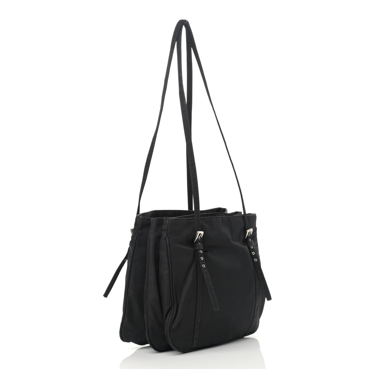 Prada Tessuto Nylon Tote Black 2 of 14