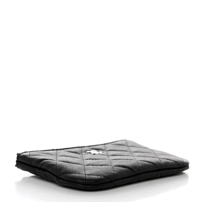 Chanel Caviar Quilted Small Cosmetic Case Black 4 of 8