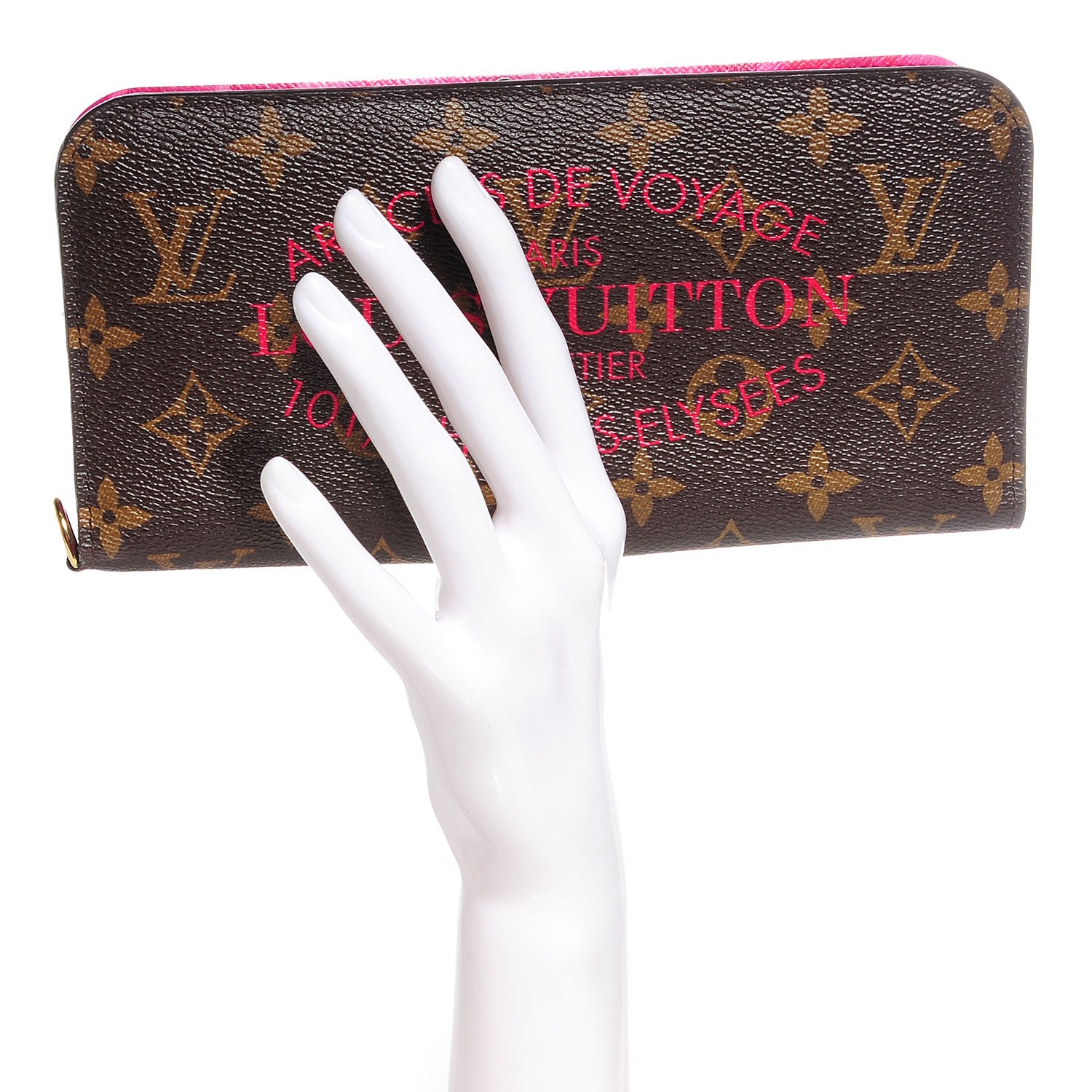 Louis Vuitton Monogram Articles de Voyage Ikat Insolite Wallet Rose Indien 2 of 7