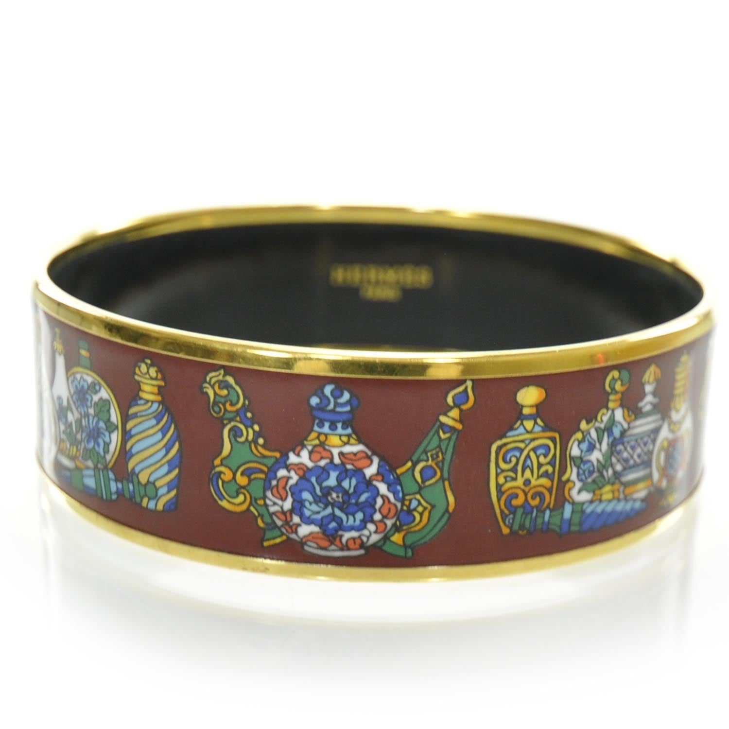 Hermes Enamel Flacons Perfume Bottles Bracelet 1 of 4