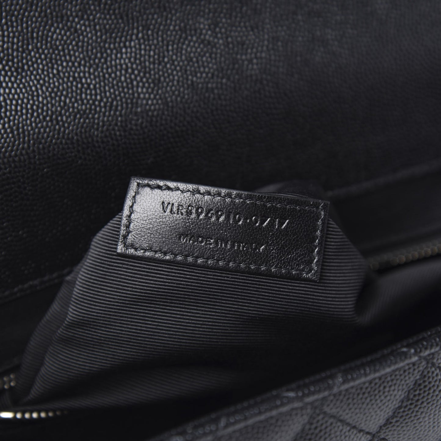 Grain De Poudre Large Tri-Quilt Monogram Satchel Black