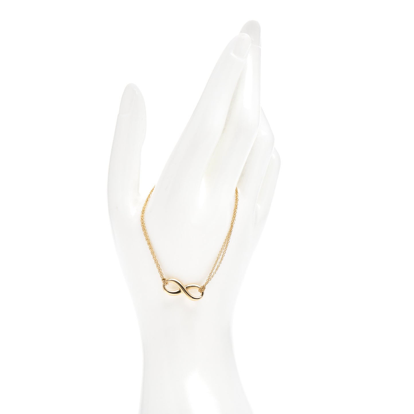 18K Yellow Gold Infinity Bracelet
