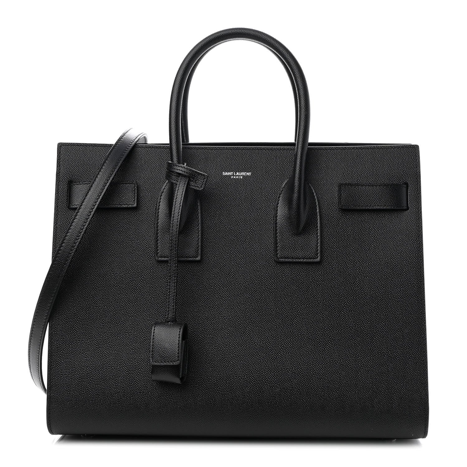 Saint Laurent Grain De Poudre Small Sac De Jour Black 1 of 9