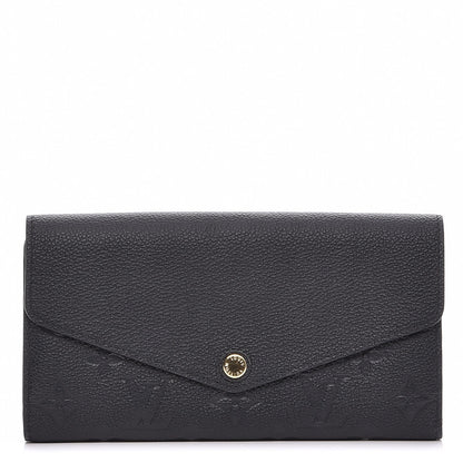 Louis Vuitton Empreinte Sarah Wallet NM Black 1 of 7