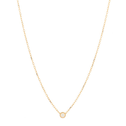 Cartier 18K Pink Gold Diamond SM D'Amour Pendant Necklace 1 of 4