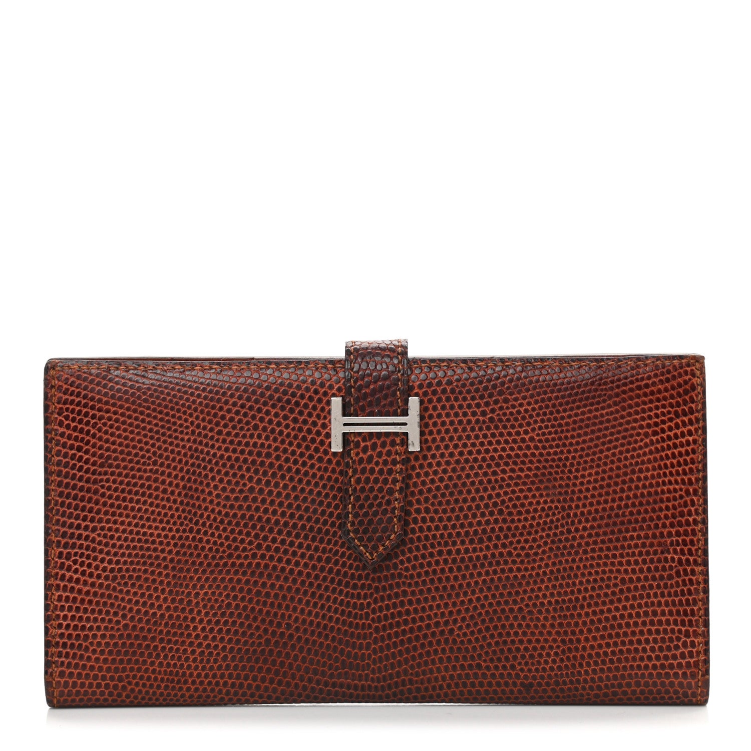 Hermes Lizard Bearn Wallet Etrusque 1 of 11