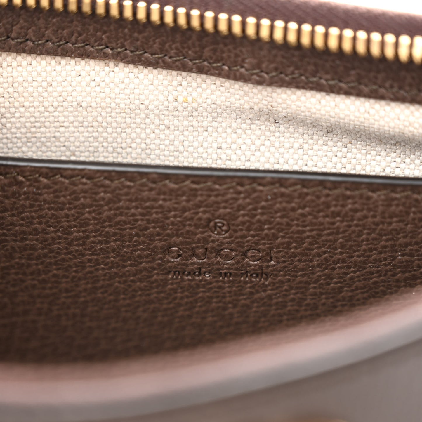 GG Supreme Monogram Textured Dollar Calfskin Web Small Ophidia GG Handbag Beige Ebony New Acero