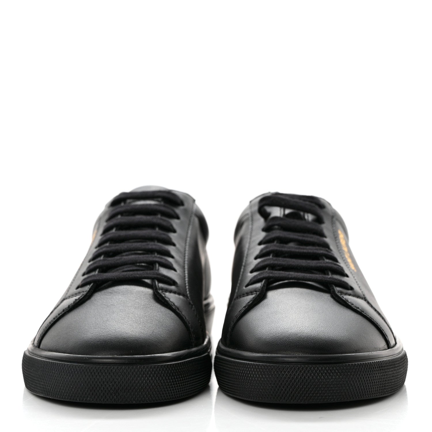 Saint Laurent Calfskin Andy Low Top Sneakers 37 Black 2 of 8