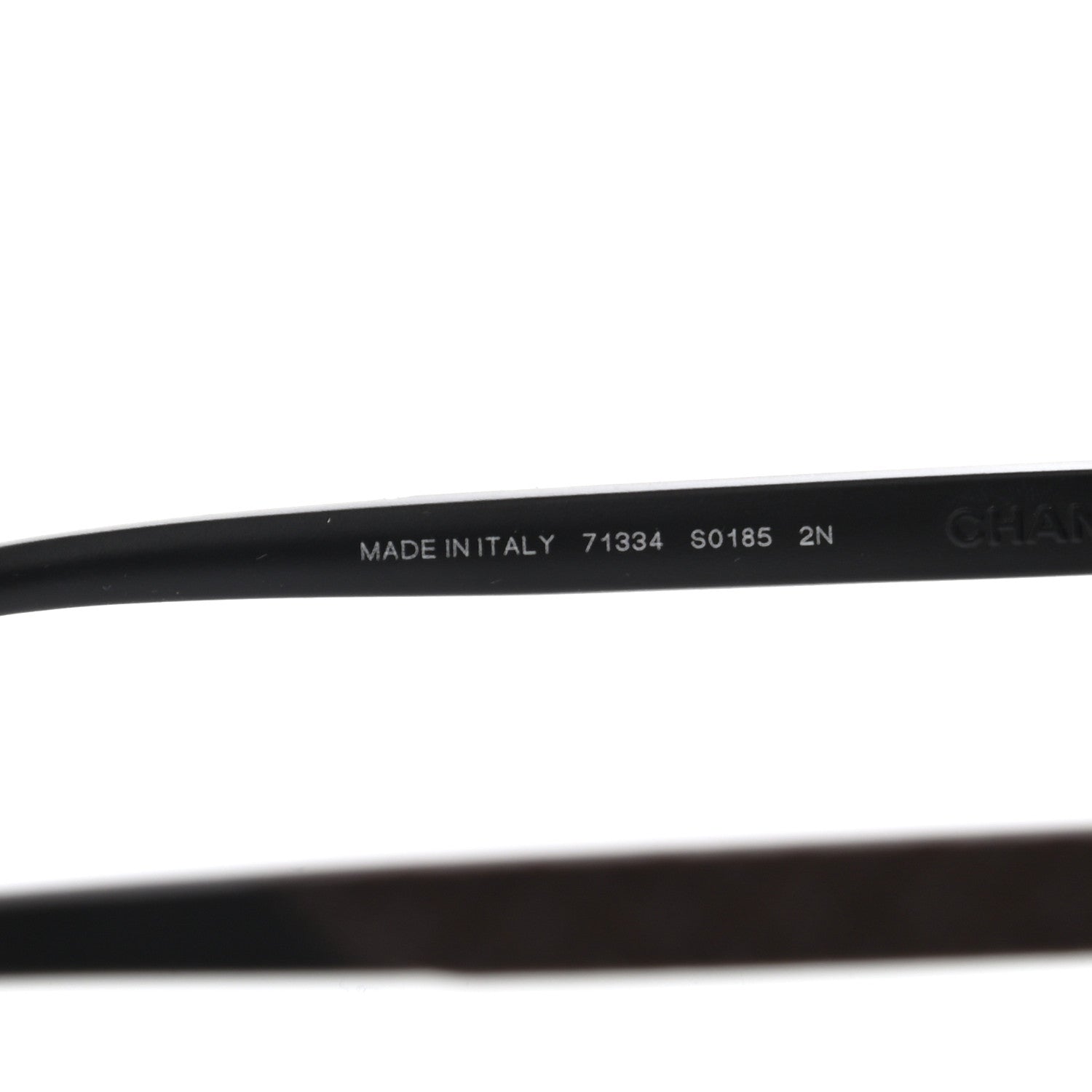 Chanel Acetate Square Sunglasses Black 5 of 7