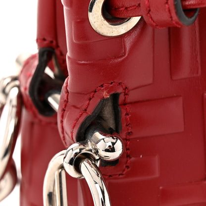 Fendi Vitello Liberty F is Fendi FF 1974 Embossed Mini Mon Tresor Bucket Bag Fragola 11 of 11