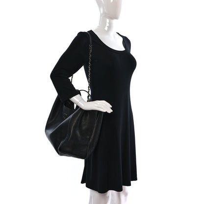 Chanel Caviar Stitched Large Shopping Tote Black 2 of 9