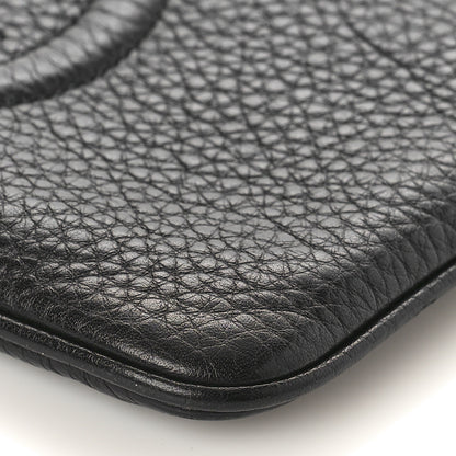 Gucci Pebbled Calfskin Soho Wristlet Black 8 of 8