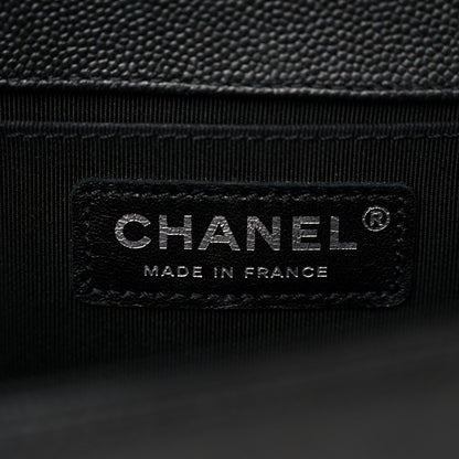 Chanel Caviar Quilted Medium Boy Flap So Black 6 of 10