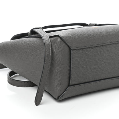 Celine Grained Calfskin Nano Belt Bag Grey 8 of 9