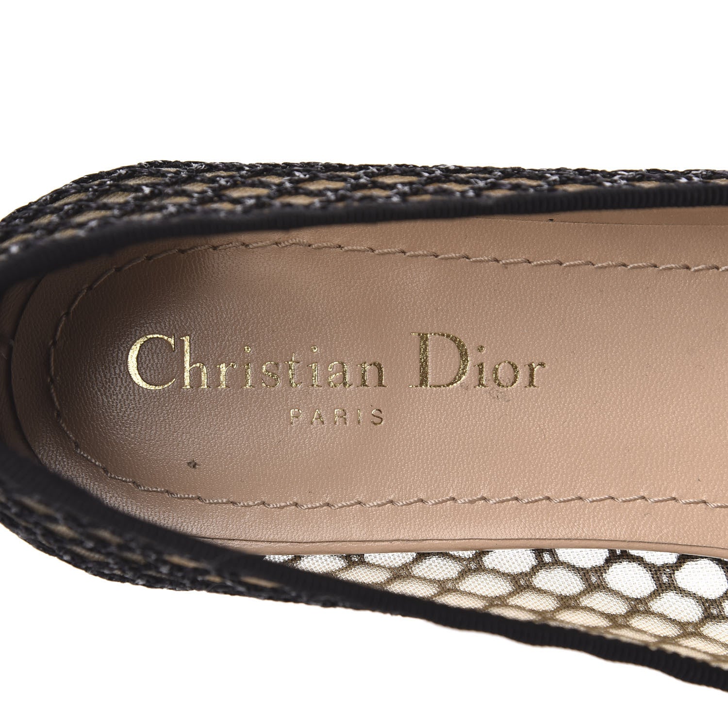 Christian Dior Resille Ribbon Miss J'Adior Ballet Flat 41 Black 7 of 8