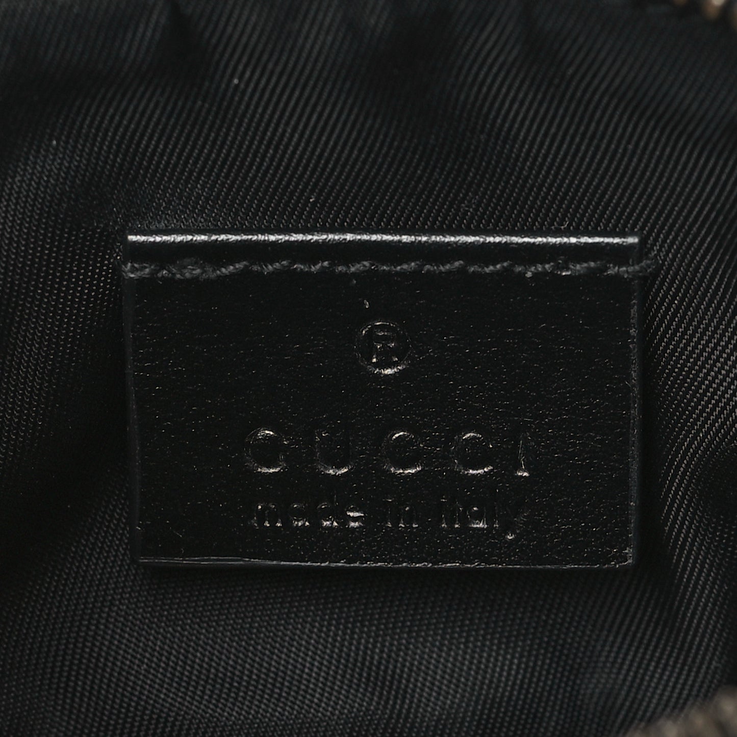 Calfskin Matelasse GG Marmont Key Pouch Black