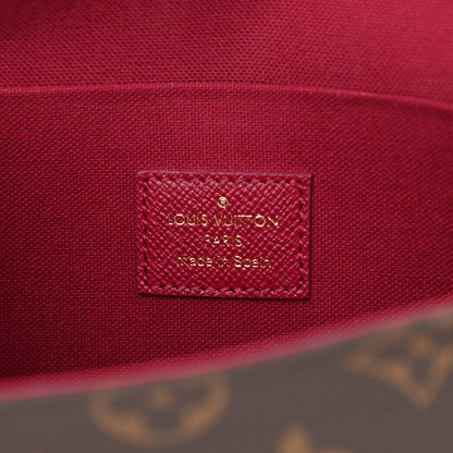 Louis Vuitton Monogram Pochette Felicie Chain Wallet Fuchsia 9 of 11