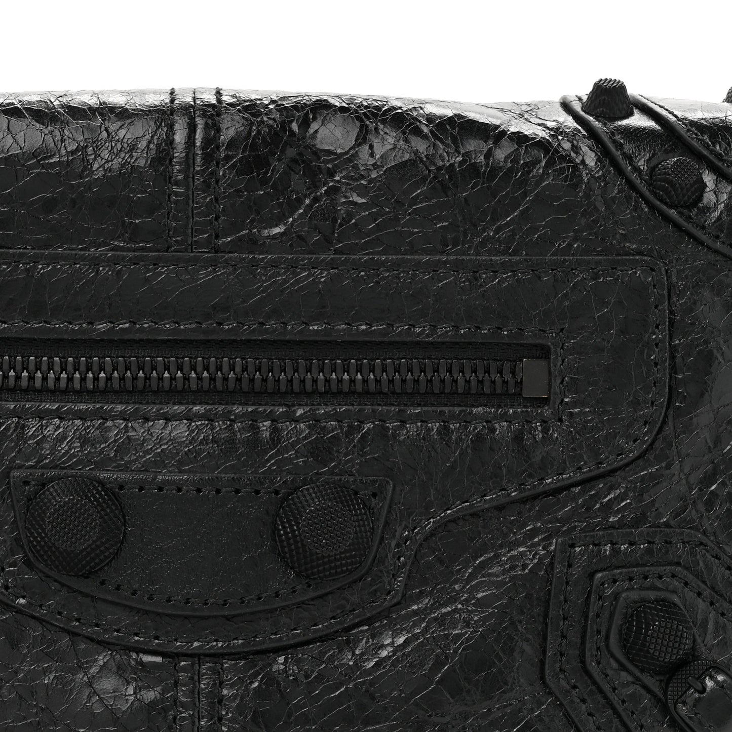 Agneau Arena XS Le Cagole Flap Bag Black